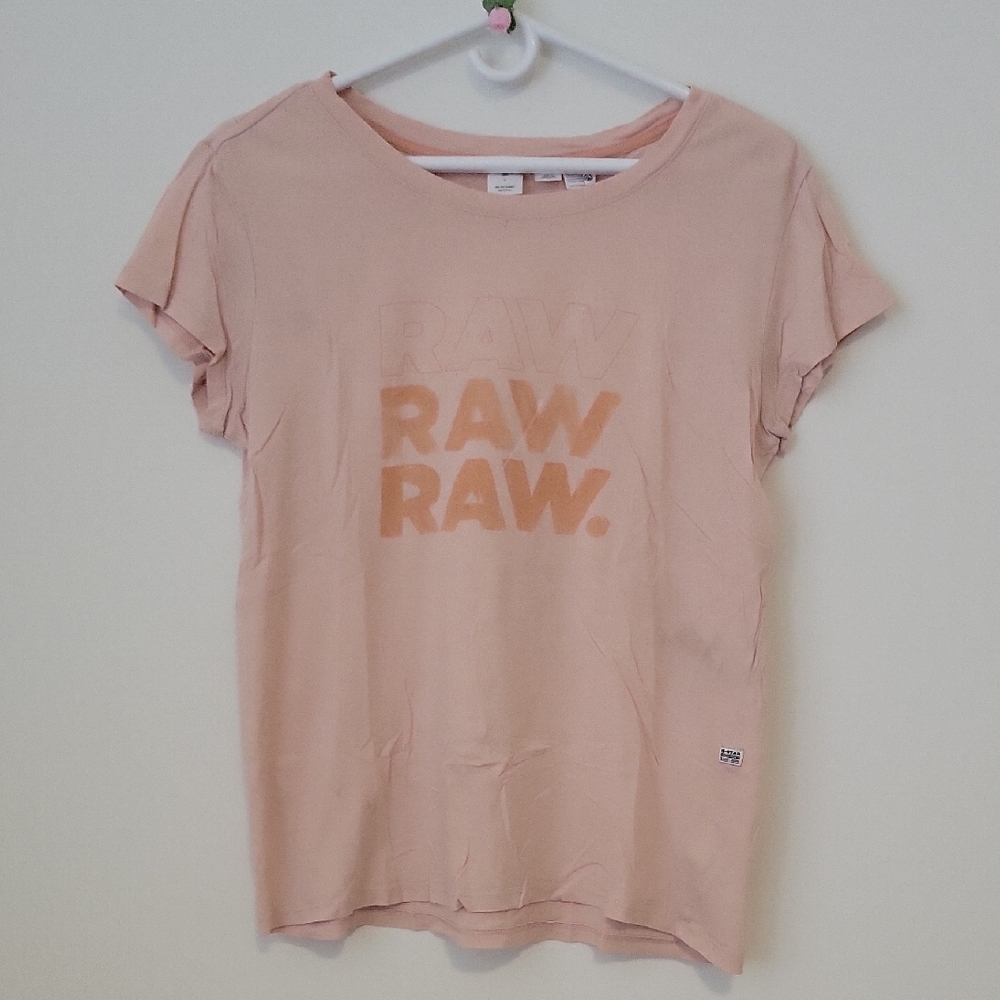 G-Star Women's Pink Graphic T-Shirt